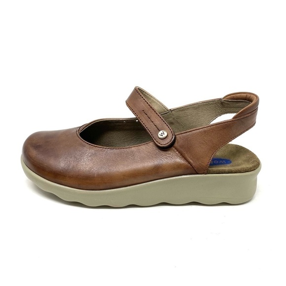Wolky Drio Comfort Sandals Cognac Vegi Leather - Picture 1 of 7